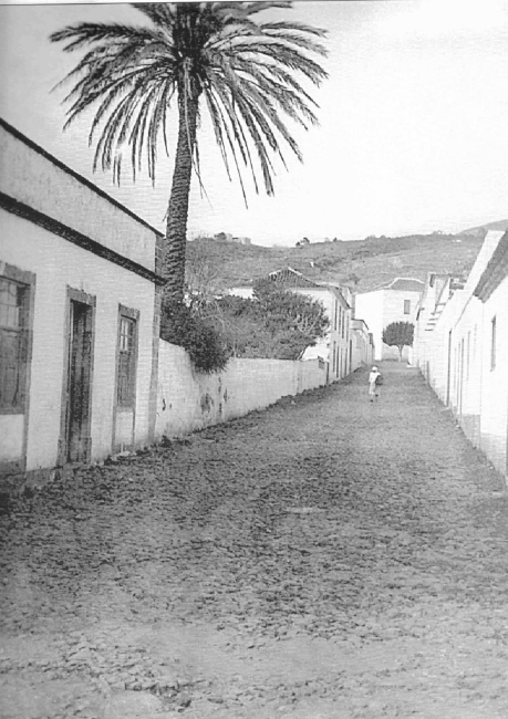 Calle Dominguez Alfonso. Arona hacia 1927